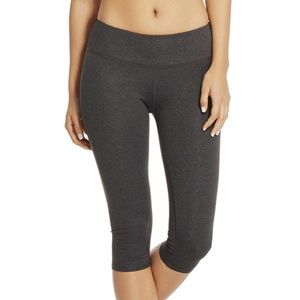 Fabletics Dark Gray Cropped Leggings